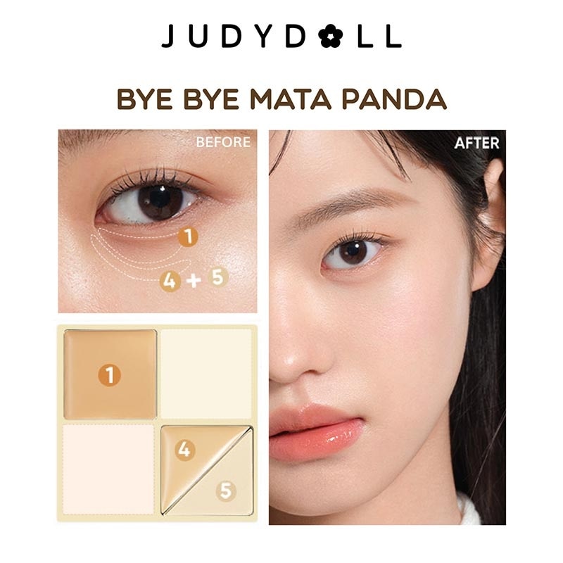 Judydoll Traceless Cloud-Touch Concealer Palette #02 Fair 6g