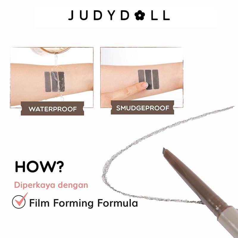 Judydoll Triangular Eyebrow Pencil #01 Grey Brown 0.08g