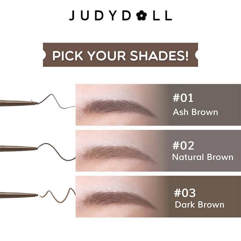 Judydoll Triangular Eyebrow Pencil #03 Dark Brown 80mg