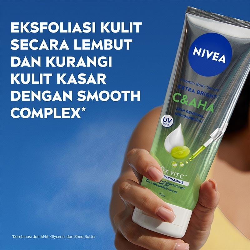 Nivea Body Serum Extra Bright C&AHA Skin Renewal 170ml