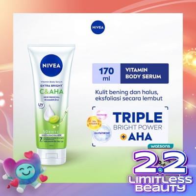 NIVEA Nivea Body Serum Extra Bright C&AHA Skin Renewal 170ml