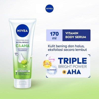 NIVEA Nivea Body Serum Extra Bright C&AHA Skin Renewal 170ml
