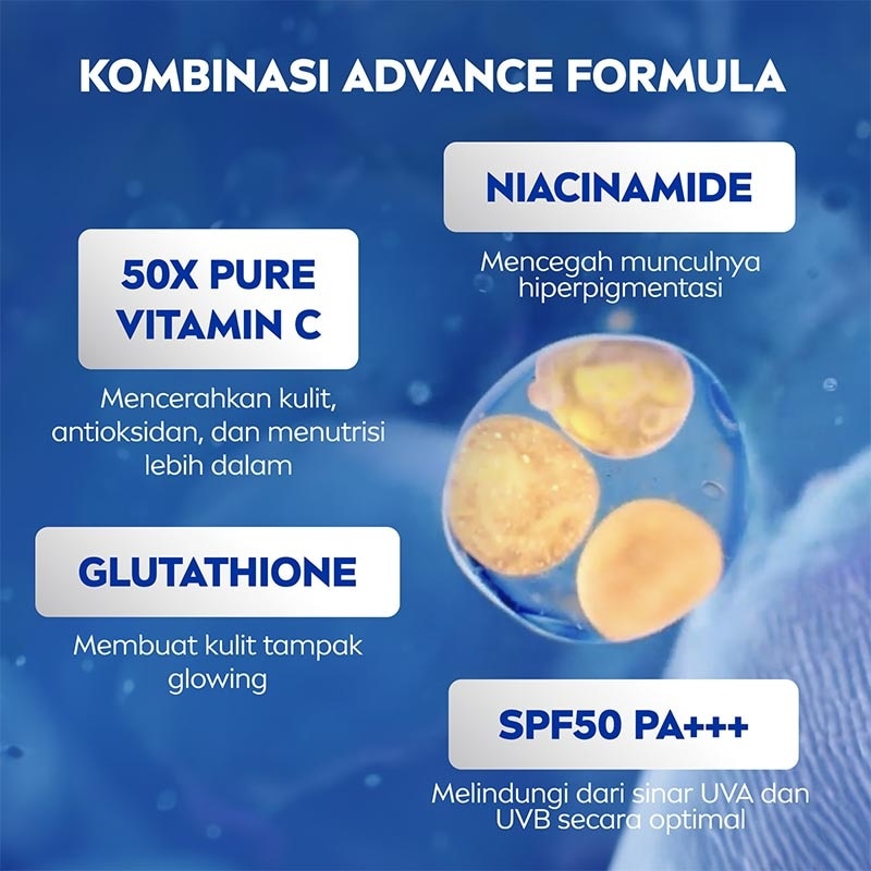 Nivea Body Serum Extra Bright Super C+ SPF 50+ PA+++ 170ml