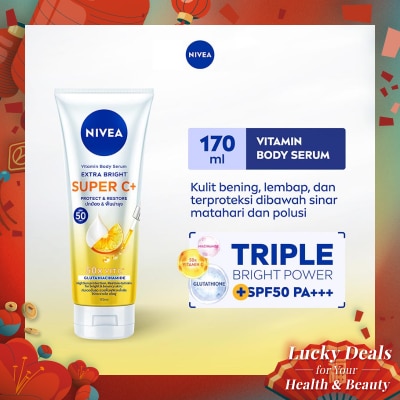 NIVEA Nivea Body Serum Extra Bright Super C+ SPF 50+ PA+++ 170ml