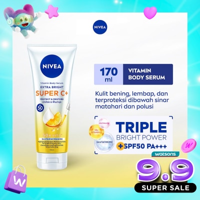 NIVEA - Nivea Body Serum Extra Bright Super C+ SPF 50+ PA+++ 170ml image