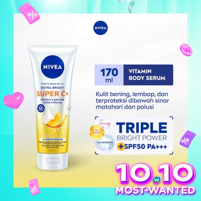 NIVEA Nivea Body Serum Extra Bright Super C+ SPF 50+ PA+++ 170ml