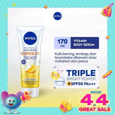 NIVEA - Nivea Body Serum Extra Bright Super C+ SPF 50+ PA+++ 170ml