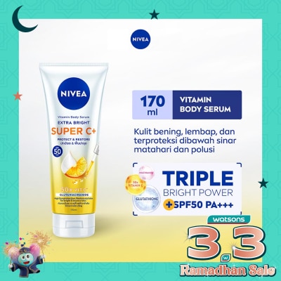 NIVEA Nivea Body Serum Extra Bright Super C+ SPF 50+ PA+++ 170ml