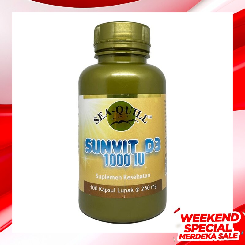 Sea-Quill Sunvit D3 1000 IU 100'S Kapsul