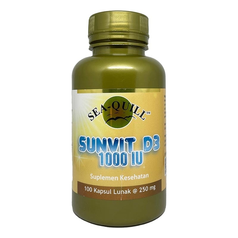 Sea-Quill Sunvit D3 1000 IU 100'S Kapsul