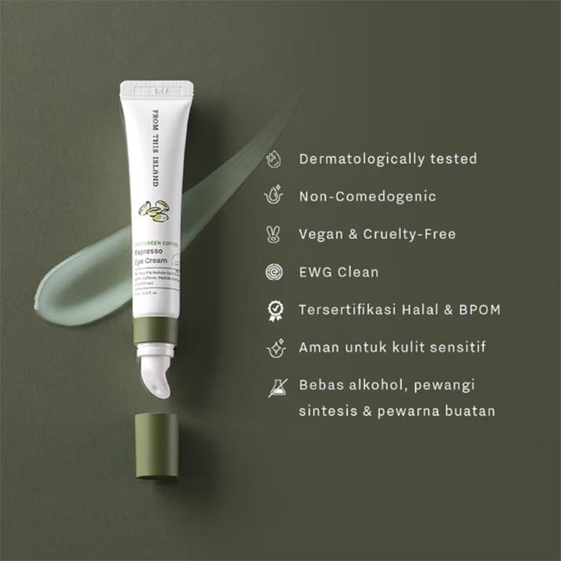 From This Island Bali Green Coffee Espresso Eye Cream 35ml