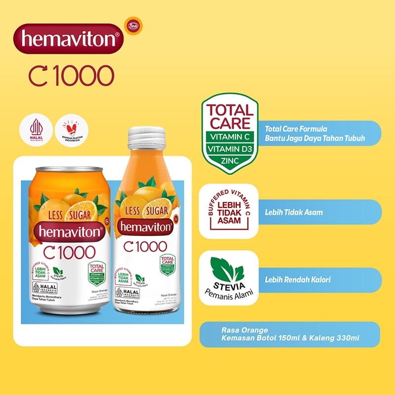 C1000 Less Sugar Orange 330ml image