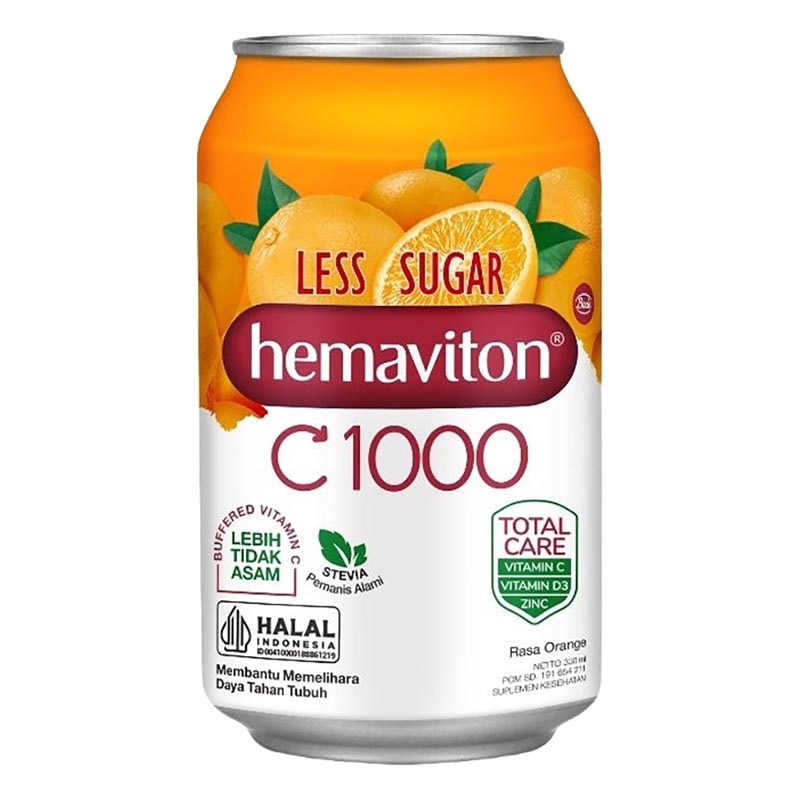C1000 Less Sugar Orange 330ml image