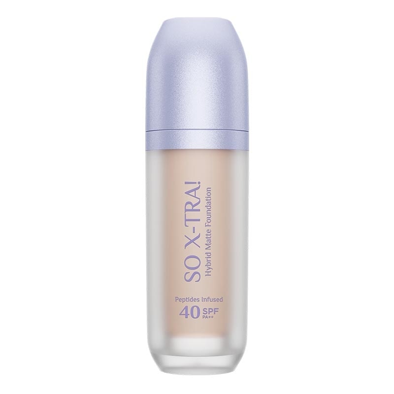 So X-TRA! Hybrid Matte Foundation Peptides Infused SPF 40 PA++ W00 - Chiffon 38ml