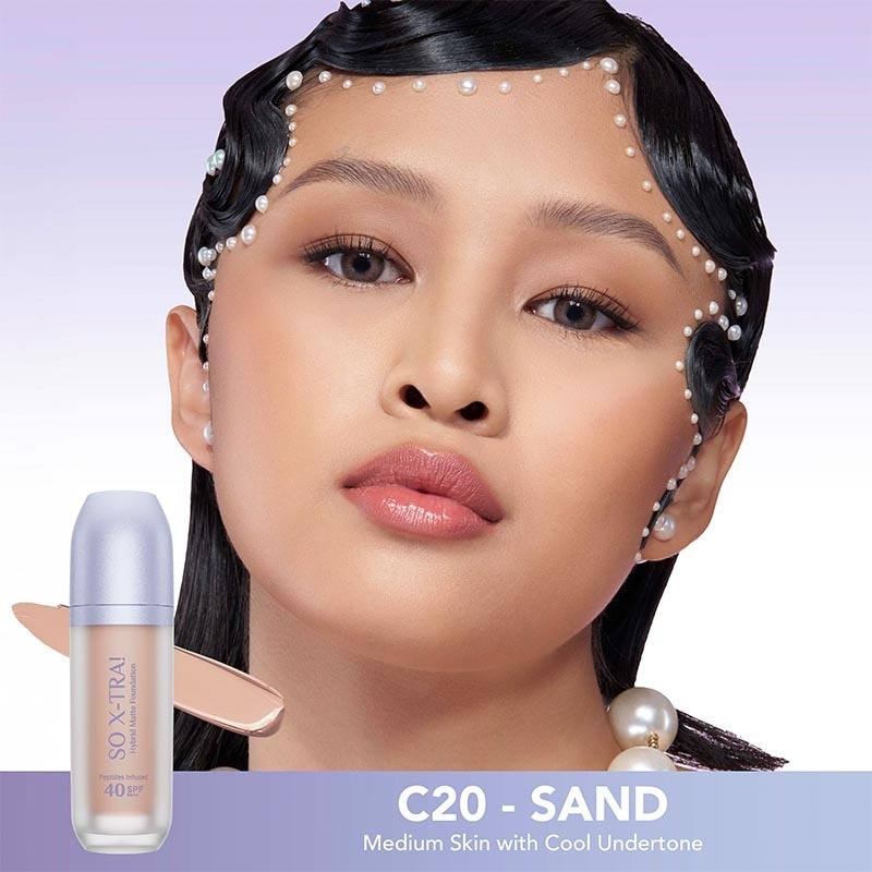 So X-TRA! Hybrid Matte Foundation Peptides Infused SPF 40 PA++ C20 - Sand 38ml image