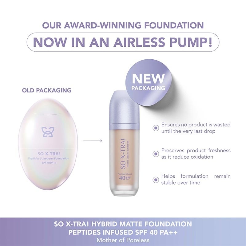 So X-TRA! Hybrid Matte Foundation Peptides Infused SPF 40 PA++ C20 - Sand 38ml image