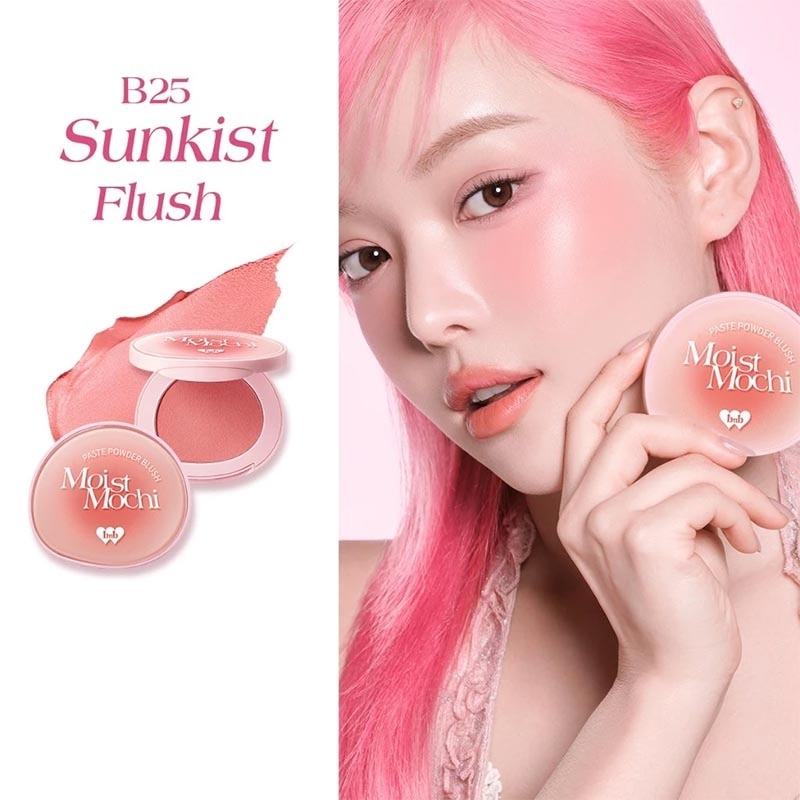 Moist Mochi Paste Powder Blush B25 Sunkist Flush 4.5g