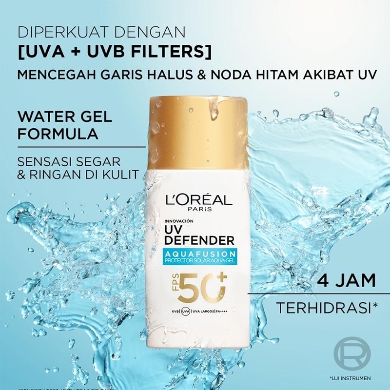 UV Defender Aquafusion Daily Water Gel Sunscreen SPF50+ PA++++ 50ml