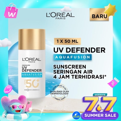 L'OREAL - UV Defender Aquafusion Daily Water Gel Sunscreen SPF50+ PA++++ 50ml