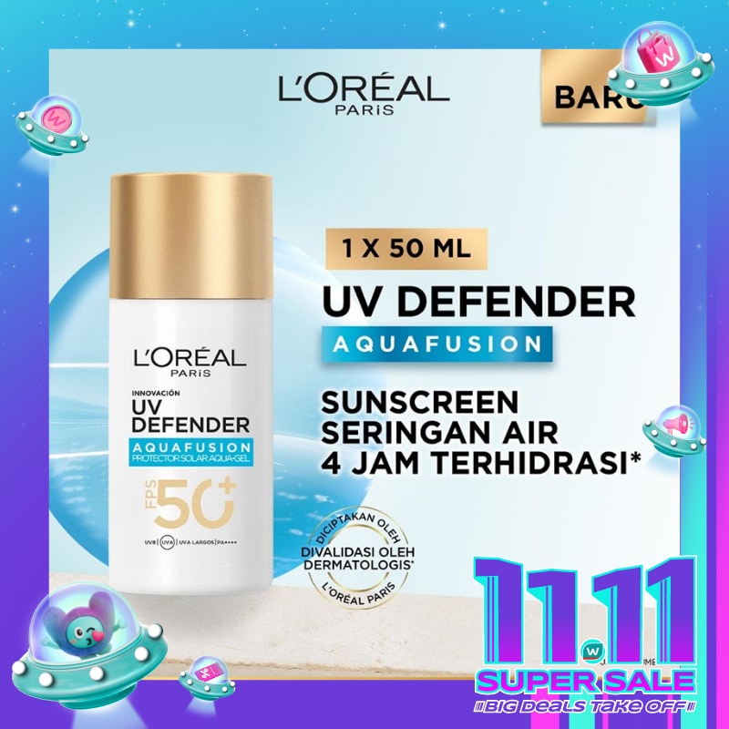 UV Defender Aquafusion Daily Water Gel Sunscreen SPF50+ PA++++ 50ml