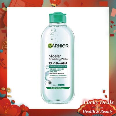 GARNIER Micellar Peeling Water 1% AHA + PHA 400ml