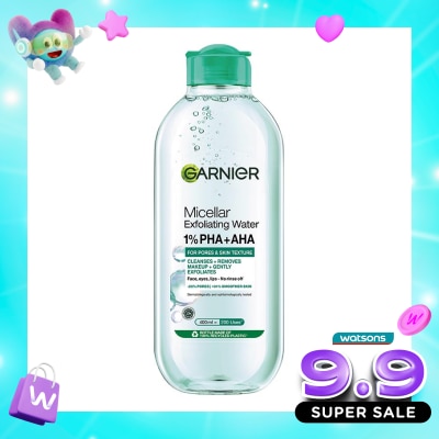 GARNIER - Micellar Peeling Water 1% AHA + PHA 400ml image