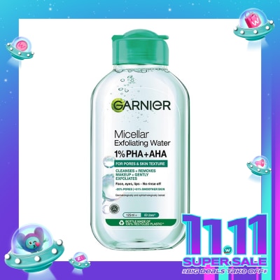 GARNIER Micellar Peeling Water 1% AHA + PHA 125ml
