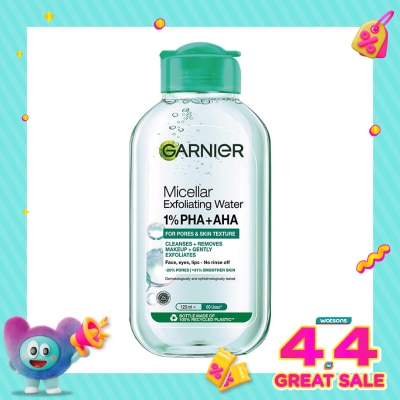GARNIER - Micellar Peeling Water 1% AHA + PHA 125ml