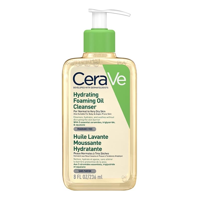 CeraVe Hydrating Foaming Oil Facial Cleanser 236ml