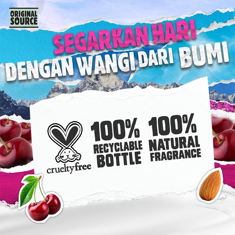 [Twinpack] Original Source Body Mist - Cherry & Almond 100ml