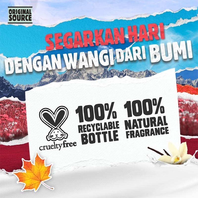 [Twinpack] Original Source Body Mist - Maple & Vanilla 100ml