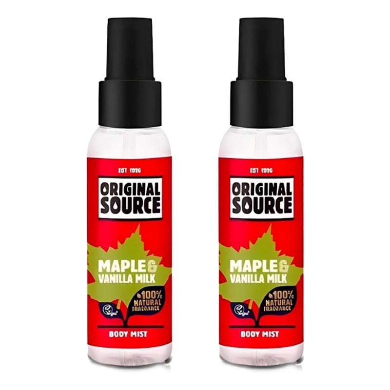 [Twinpack] Original Source Body Mist - Maple & Vanilla 100ml