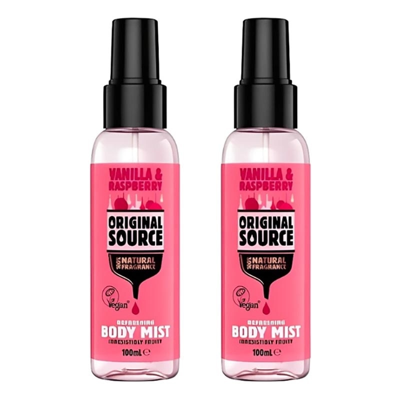 [Twinpack] Original Source Body Mist - Vanilla Raspberry 100ml