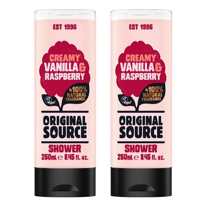 [Twinpack] Original Source Body Wash - Vanilla & Raspberry 250ml