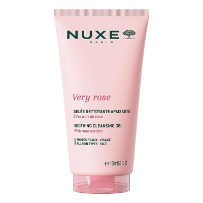 NUXE Nuxe Very Rose Soothing Cleansing Gel 150ml - Pembersih Wajah Alami untuk Kulit Sensitif & Kering