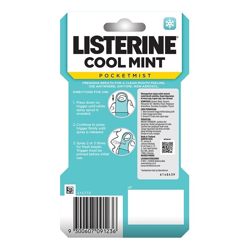 Listerine Pocket Mist 7.7ml