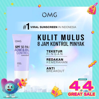 OMG - Acne & Oil Control UV Barrier Sunscreen SPF50 PA++++ 25ml