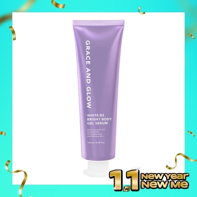 GRACE AND GLOW Grace and Glow White-B3 Bright Body Gel Serum 150ml