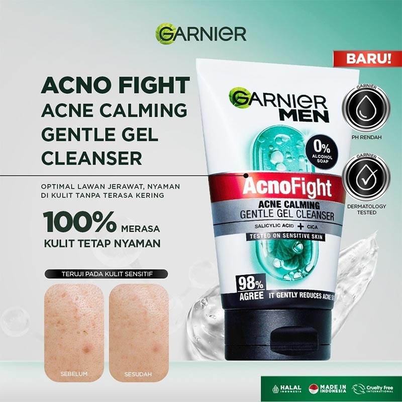 Men AcnoFight Acne Calming Gentle Low PH Gel Cleanser 100ml