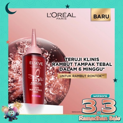 L'OREAL Elseve Aminexil Serum - Anti Hair-Fall Serum 102ml