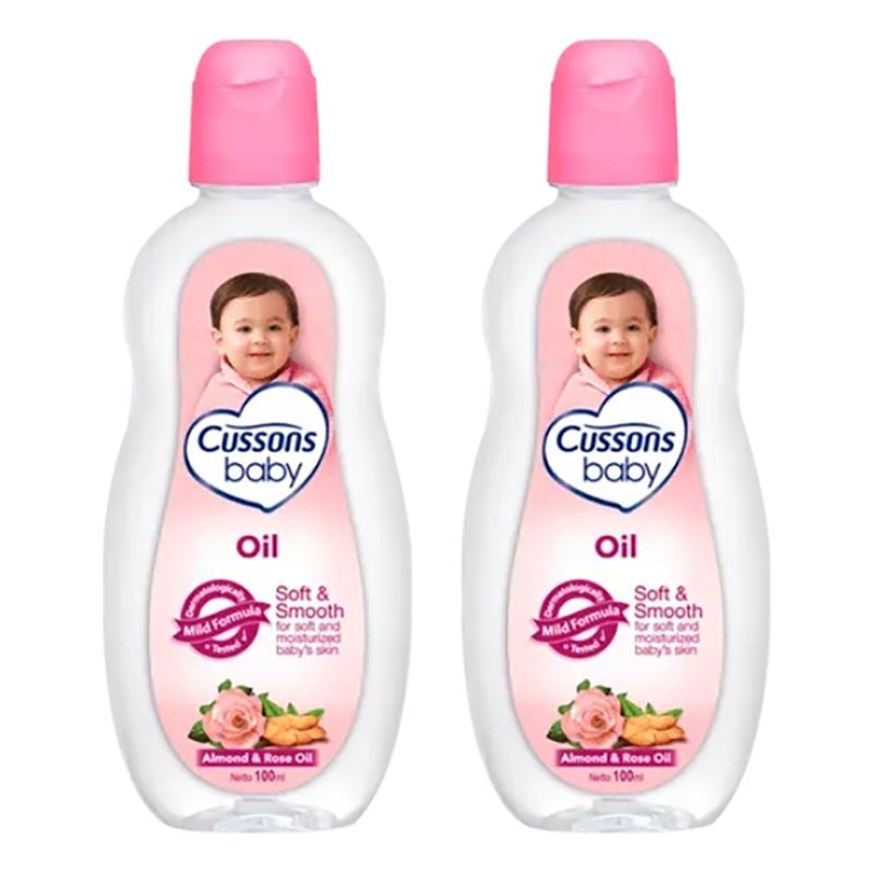 [Twinpack] Cussons Baby Oil - Soft & Smooth 100ml