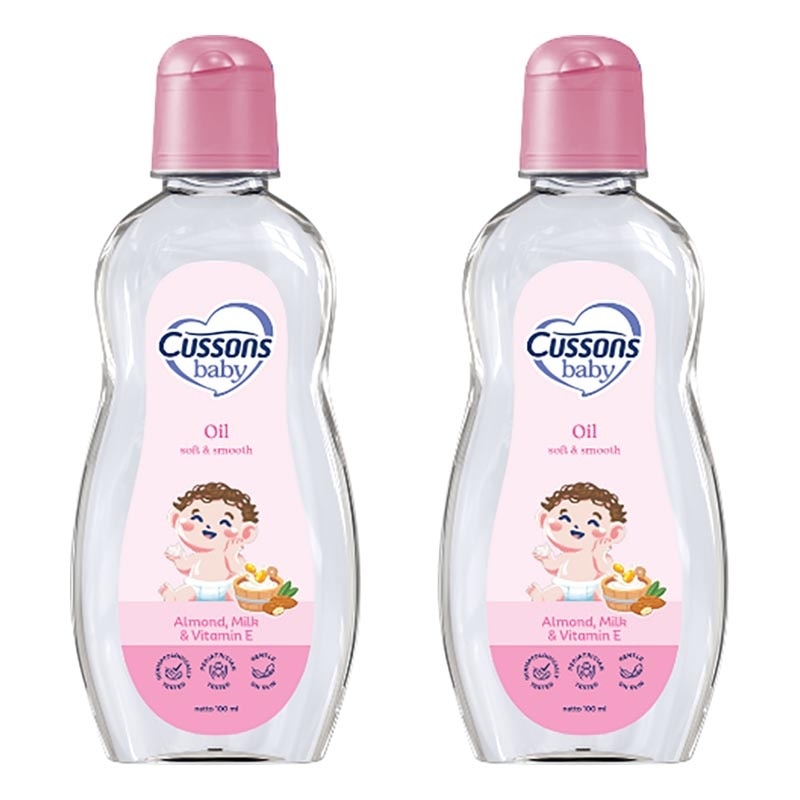[Twinpack] Cussons Baby Oil - Soft & Smooth 100ml