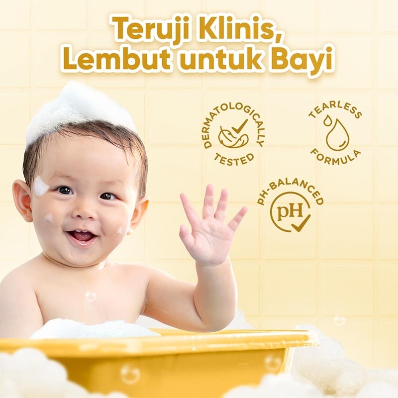 [Twinpack] Cussons Baby Hair & Body Wash - Deep Moisture Bottle 200ml