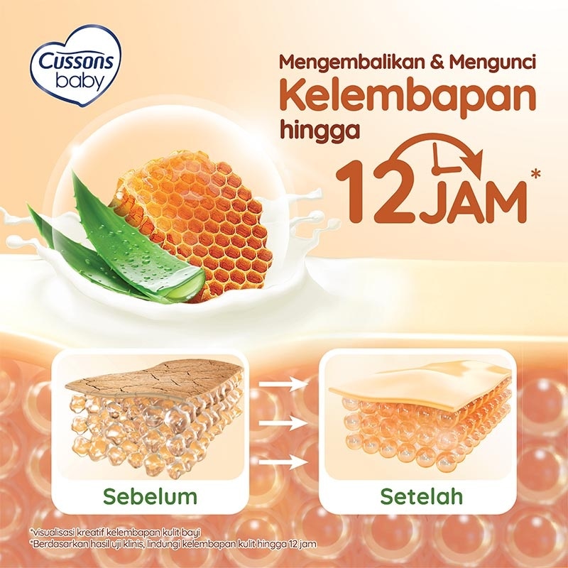 [Twinpack] Cussons Baby Hair & Body Wash - Deep Moisture Refill 375ml