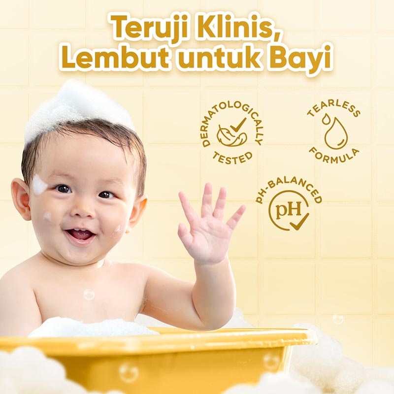 [Twinpack] Cussons Baby Hair & Body Wash - Deep Moisture Refill 375ml