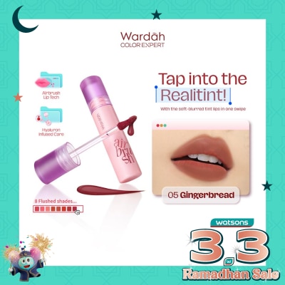 WARDAH Wardah Airbrush Lip Tint 05 Gingerbread 3g