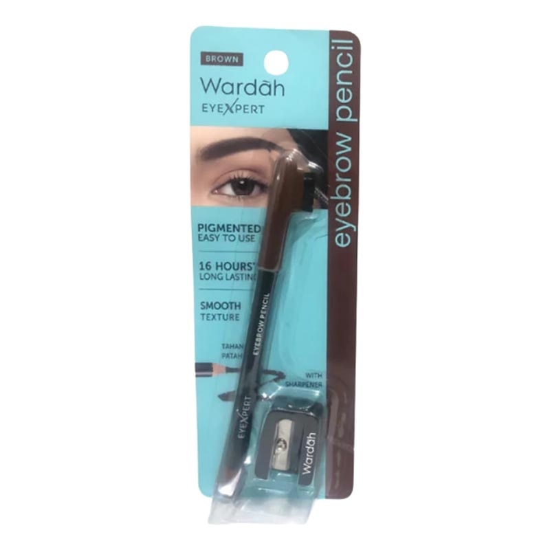 EyeXpert Eyebrow Pencil with Sharpener Brown 1.14g