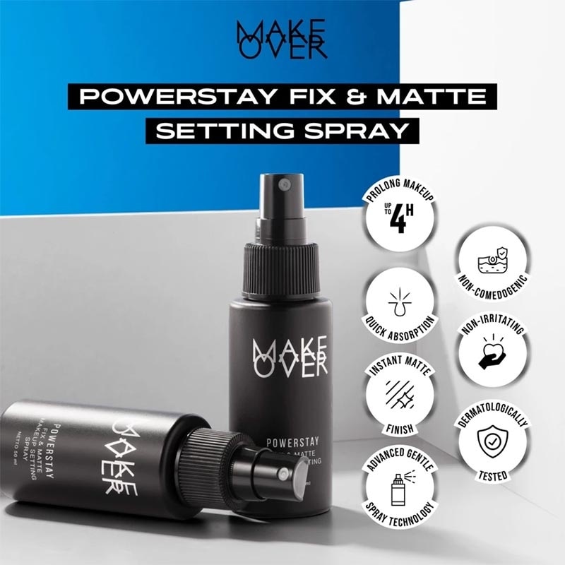 [BUY 1 GET 1] Make Over Powerstay Matte Powder Foundation FREE Setting Spray - N30 Natural Beige