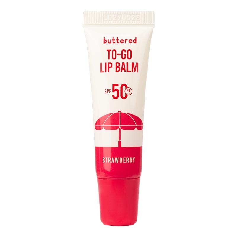 Buttered To Go Lip Balm Strawberry SPF 50 PA++++ 8ml