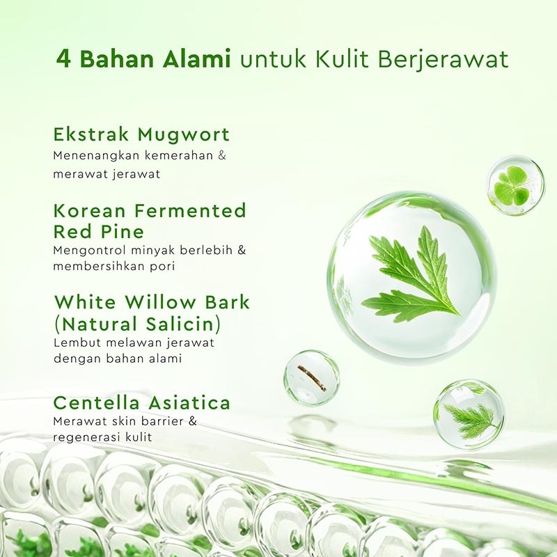 Glad2Glow Mugwort Acne Gel Mask 50g